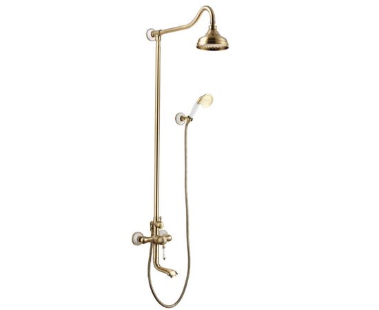 Lm4862b вилла смеситель для ванны с верхней душевой лейкой тропический дождь, бронза в Атырау фото № 1