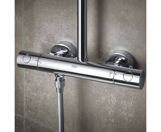 Душевая система grohe tempesta cosmopolitan 250 cube 26689000 с термостатом в Атырау фото № 3