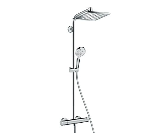 Душевая система hansgrohe crometta е 240 1jet showerpipe 27271000 с термостатом в Атырау фото № 1