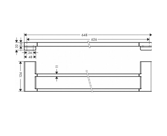 Держатель для полотенца hansgrohe addstoris 41743000 в Атырау фото № 2