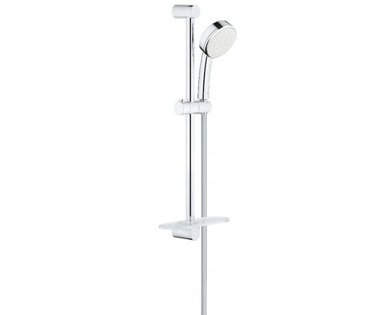 Душевой гарнитур grohe new tempesta cosmopolitan 100 26083002, 600, с полочкой, хром в Атырау фото № 1