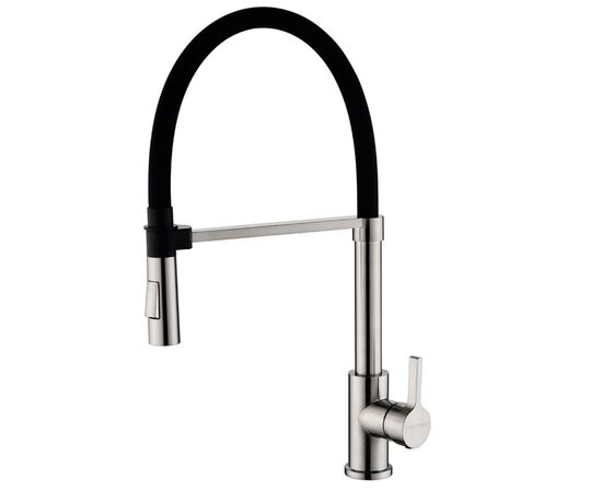 смеситель для кухни paulmark halt ha214021-ni, никель в Атырау фото № 1