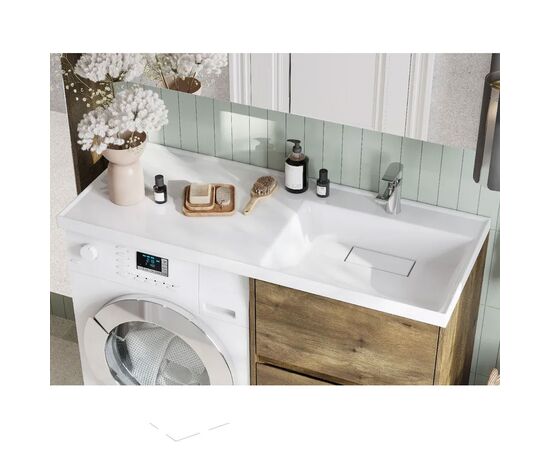 тумба с раковиной 60см aquaton лондри 1a266901lhdr0+1a72843klh01l дуб рустикальный в Атырау фото № 4