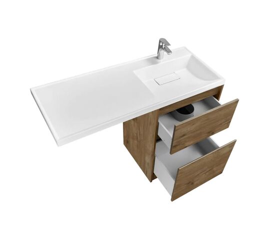 тумба с раковиной 60см aquaton лондри 1a266901lhdr0+1a72843klh01l дуб рустикальный в Атырау фото № 3