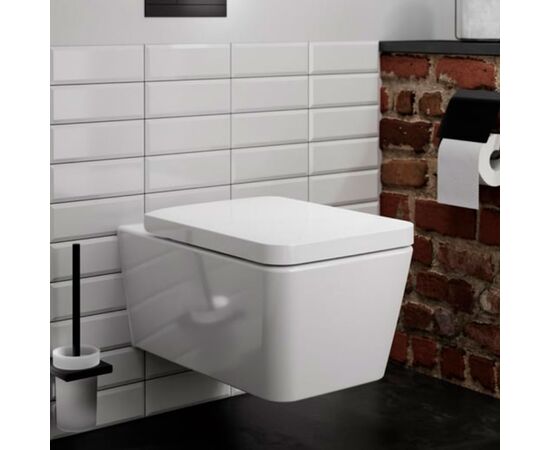 унитаз подвесной hansgrohe elupura q 60194450/60150450 с микролифтом, белый в Атырау фото № 2