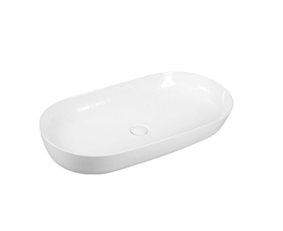 раковина накладная hans, 8287hs, 80x40, белая в Атырау фото № 1