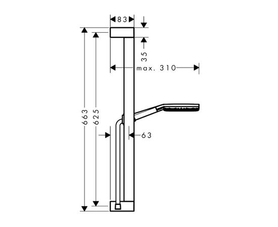 Душевой набор hansgrohe raindance alive select s 24600000,  хром в Атырау фото № 3