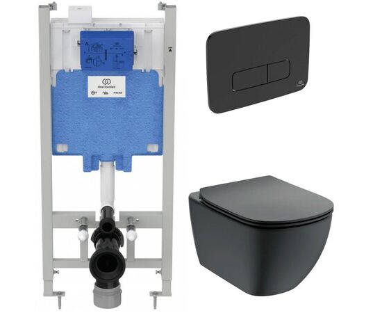унитаз с инсталляцией 5в1 ideal standard tesi t0079v3 r046367 r0123a6 в Атырау фото № 1