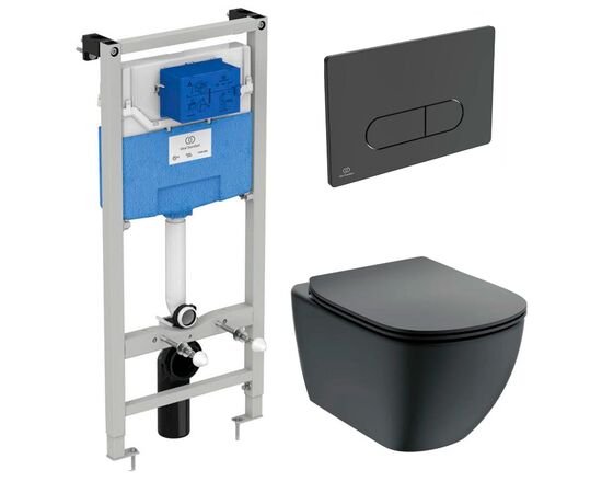 унитаз с инсталляцией 5в1 ideal standard tesi t0079v3 r020467 r0115a6 в Атырау фото № 1