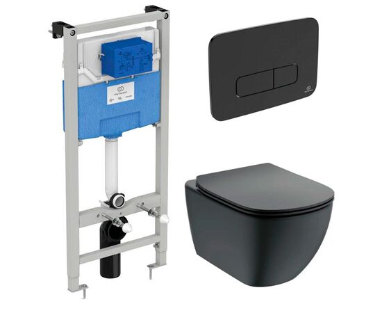 унитаз с инсталляцией 5в1 ideal standard tesi t0079v3 r020467 r0123a6 в Атырау фото № 1