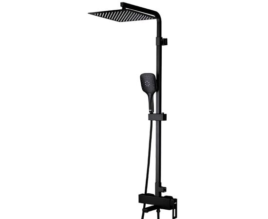 Душевая система со смесителем hans h11.5303, черная в Атырау фото № 1