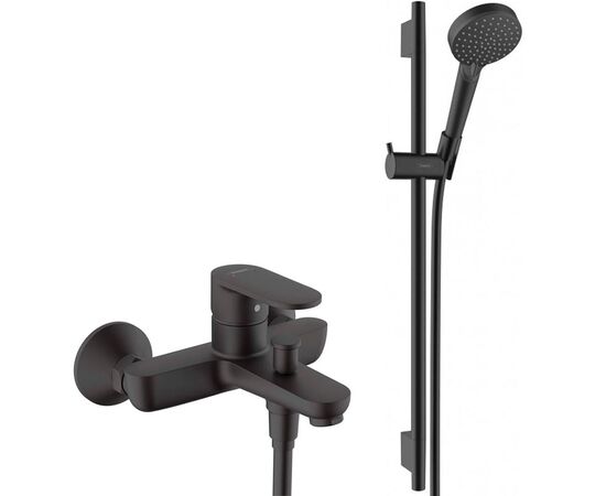 смеситель для ванны hansgrohe vernis blend 71440670 с гарнитуром vario 26422670 в Атырау фото № 1