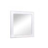 Зеркало беатриче (белый цвет) 80 см патина хром в Алматы фото № 1
