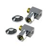 Комплект подключения для п/с secado 3/4"х1/2", квадратный, хром нф-00000190 в Алматы фото № 1