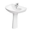 раковина с пьедесталом cersanit eko s-um-e50/1 50см в Алматы фото № 1