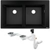 Кухонная мойка hansgrohe s510-f770 43316170 искусственный камень в Алматы фото № 1