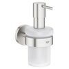 Дозатор жидкого мыла grohe essentials 40448dc1 с держателем, суперсталь в Алматы фото № 1