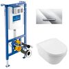 унитаз с инсталляцией 5в1 villeroy&boch architectura 4694hr01 viconnect 92242700 92218061, хром в Алматы фото № 1