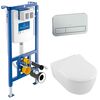 унитаз с инсталляцией 5в1 villeroy&boch avento 5656rs01 viconnect 92242700 92249069, хром в Алматы фото № 1