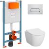 унитаз с инсталляцией 5в1 vitra mia round 7510b003-0075 700-1873 740-2280 в Алматы фото № 1