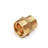 Прямой фитинг 3/4"x18 для переходников giacomini r180ry021, с наружной резьбой, соединяется с r178 или r179 в Алматы фото № 1