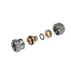 фитинг прямой с внутренней резьбой 1/2"x(16x2,2) giacomini r187fx046, хром в Алматы фото № 1