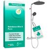 Душевая система hansgrohe raindance alive s puro 300 1jet 24592000, с термостатом ecostat element, хром в Алматы фото № 1
