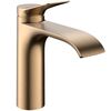 смеситель для раковины hansgrohe vivenis 75023140 coolstart с донным клапаном, бронза матовый в Алматы фото № 1