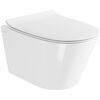 унитаз подвесной vitra m50 8302b003-6404, безободковый, торнадо, vortexflush, сиденье с микролифтом в Алматы фото № 1