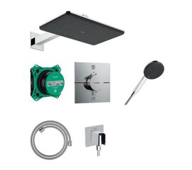 Встраиваемая душевая система hansgrohe raindance alive 24620000 q 210 340 1jet, хром в Алматы фото № 1