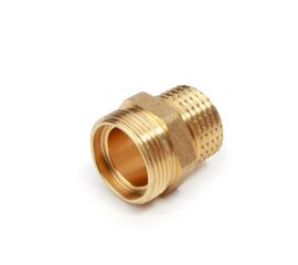 Прямой фитинг 3/4"x18 для переходников giacomini r180ry021, с наружной резьбой, соединяется с r178 или r179 в Алматы фото № 1