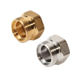 Прямой фитинг для переходников 3/4"x18, с внутренней резьбой giacomini r180ry061, соединяется с r178 или r179 в Алматы фото № 1