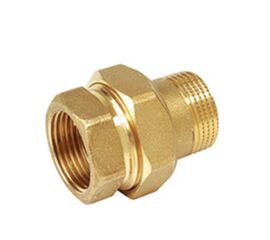 Прямой фитинг разборный 1" giacomini r18spy005 из 3 частей, для стальной трубы, с плоским соединением в Алматы фото № 1