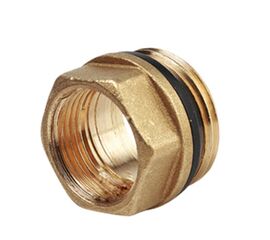 Переходник наружная-внутренняя резьба 1 1/4"m x 3/4"f giacomini r593dy007 с герметичной прокладкой в Алматы фото № 1