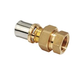 Прямой фитинг-переходник  3/4"x(26x3)  "мультипресс" из 3 частей с внутренней резьбой giacomini rm18y049 в Алматы фото № 1