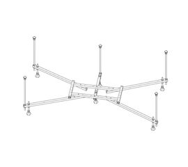Каркас для ванн vitra neon 150, 160, 170, 59999991001 в Алматы фото № 1