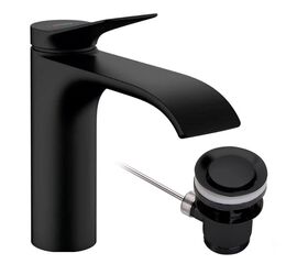смеситель для раковины hansgrohe vivenis 75020670 черный матовый в Алматы фото № 1