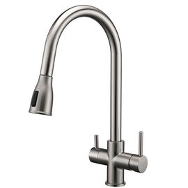 смеситель для кухни paulmark lange la214212-ni, никель в Алматы фото № 1