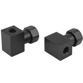 Комплект подключения для п/с secado 3/4"х1/2", квадратный, черный матовый нф-00000186 в Алматы фото № 1