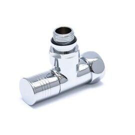Вентиль запорный угловой bp-hp 3/4"х1/2", (компл. из 2-х шт), круглый, хром нф-00000187 в Алматы фото № 1