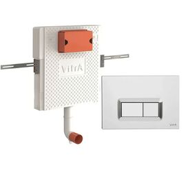 Инсталляция vitra 742-1740-01 с кнопкой смыва 740-0680 и крепежом в Алматы фото № 1