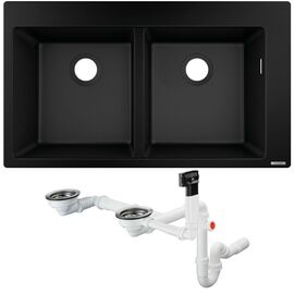 Кухонная мойка hansgrohe s510-f770 43316170 искусственный камень в Алматы фото № 1