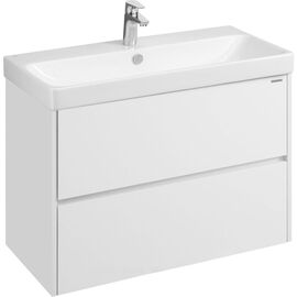 тумба с раковиной 90см aquaton сканди 1a251901sd010+1wh501629 белый в Алматы фото № 1