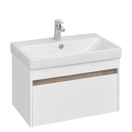 тумба с раковиной 80 см aquaton марти 1a283201my010+1wh501772  белый в Алматы фото № 1