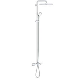 Душевая система с термостатом grohe tempesta cosmopolitan 250 cube 26691000 с изливом, хром в Алматы фото № 1
