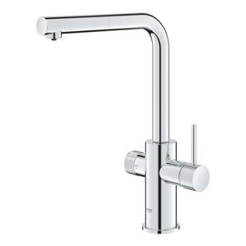 смеситель для кухни grohe blue pure minta 30590000, выдвижной излив, хром в Алматы фото № 1