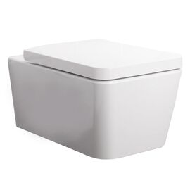 унитаз подвесной hansgrohe elupura q 60194450/60150450 с микролифтом, белый в Алматы фото № 1