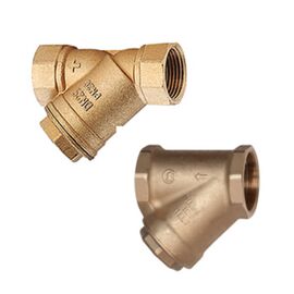 Косой сетчатый фильтр 1 1/2" giacomini r74ay107, нехром в Алматы фото № 1