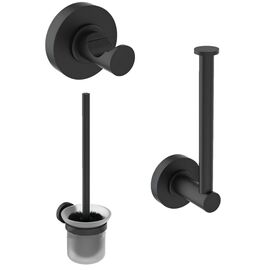 Набор аксессуаров для ванной ideal standard iom a9246xg черный матовый в Алматы фото № 1