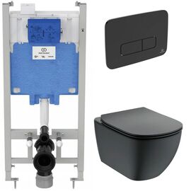 унитаз с инсталляцией 5в1 ideal standard tesi t0079v3 r046367 r0123a6 в Алматы фото № 1